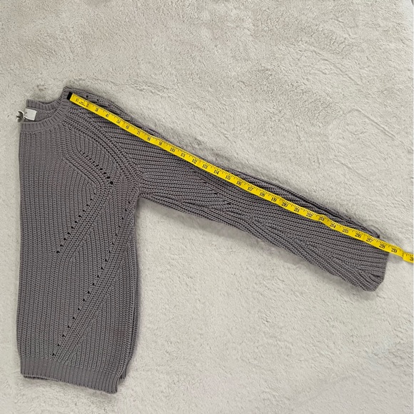 Workshop Republic Grey Knit Sweater, Women’s Size XS - Picture 6 of 7